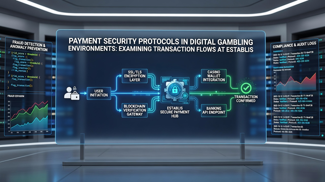 Diagram van encryptieprocessen en verificatiestappen in goktransacties